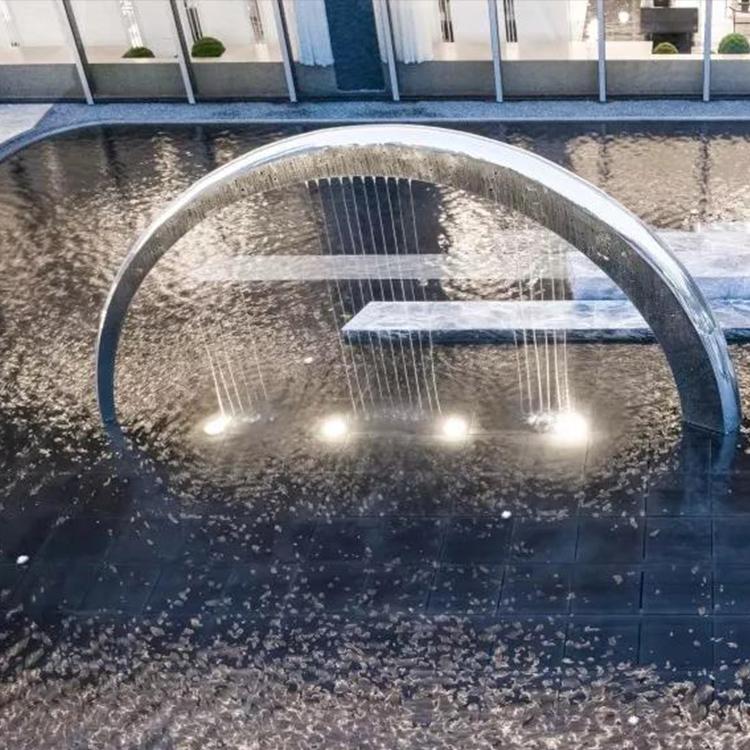 定制不锈钢缕空球发光雕塑小区公园绿地城市大型景观镜面雕塑摆件沈阳