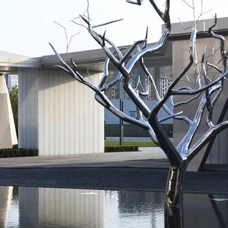 大型城市不锈钢雕塑户外园林广场景观摆件圆形圆环亮面抽象雕塑哈尔滨