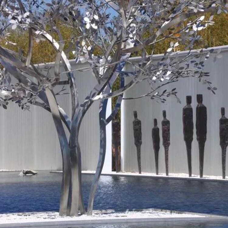 厂家制作小区户外不锈钢蒲公英自发光雕塑订购不锈钢广场景观雕塑长春