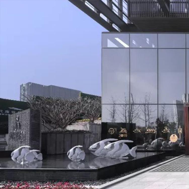 厂家定制不锈钢花雕塑不锈钢园林景观广场雕塑商场门口不锈钢雕塑长春