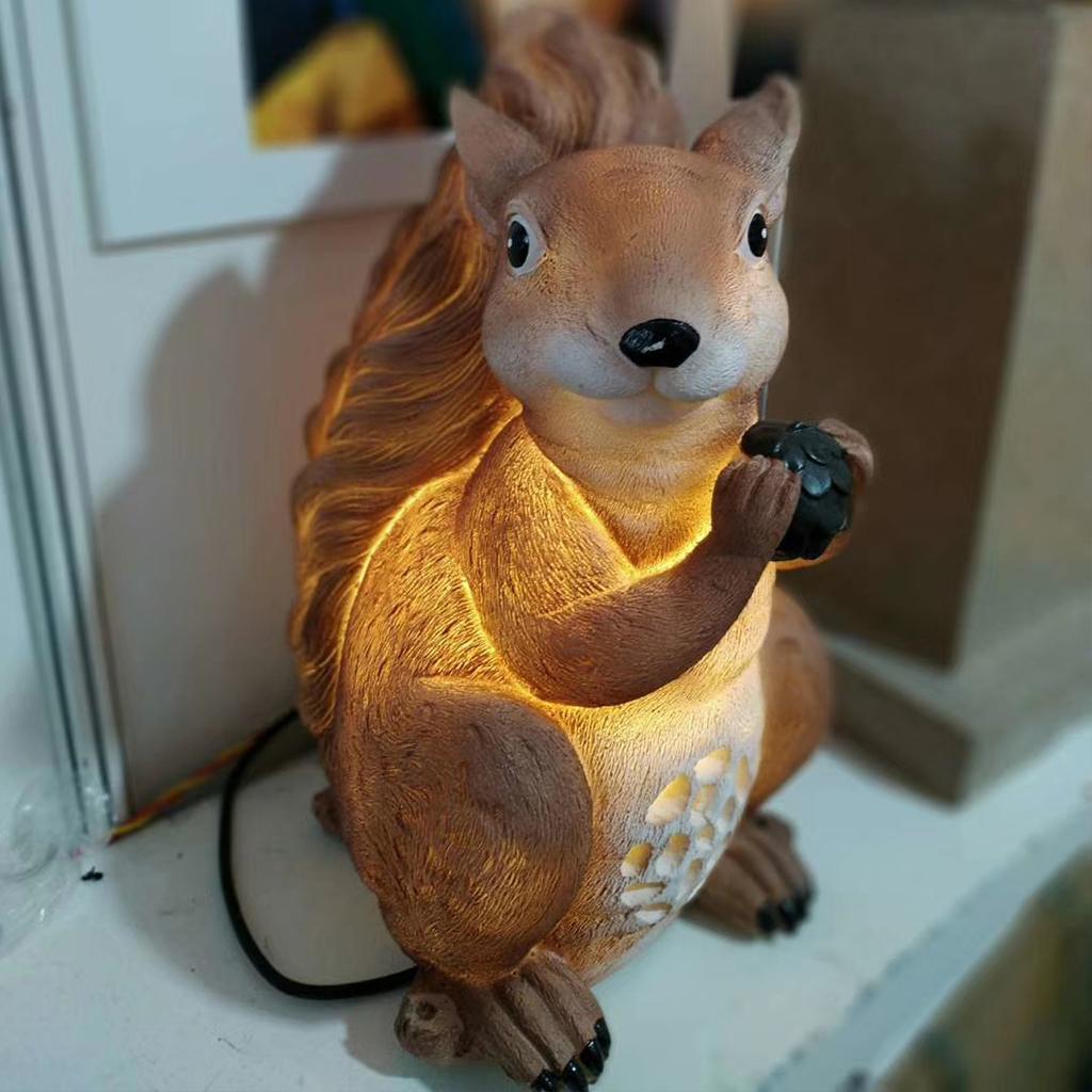 卡通发光玻璃钢雕塑春节吉祥物摆件商场景区景观小品长春