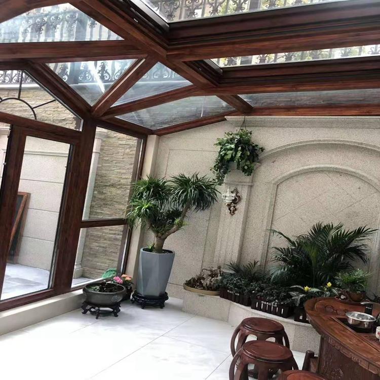 沈阳美萨阳光房厂家定制断桥铝系统阳光房 下沉式花园阳光房 玻璃阳光房设计施工 玻璃阳光房价格 沈阳玻璃阳光房厂家 鲁班搭接 技术可靠