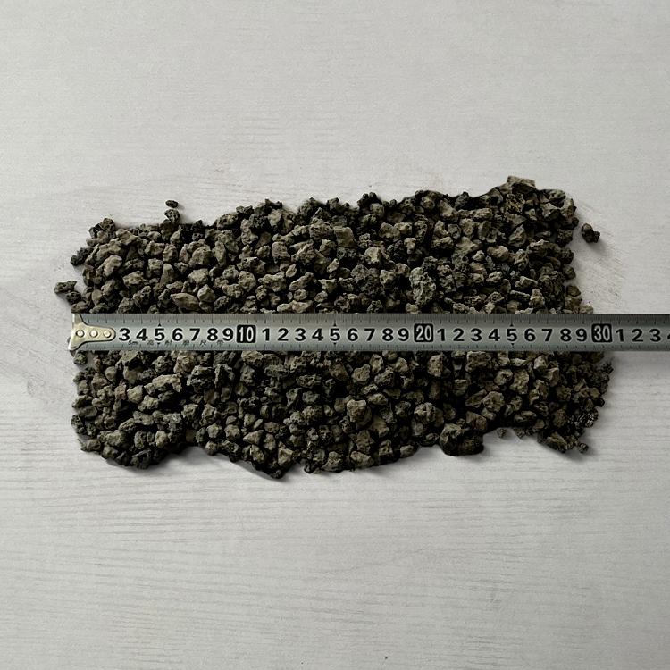 上园南苑 5-8mm黑火山岩 园艺用天然黑火山石 厂家供应