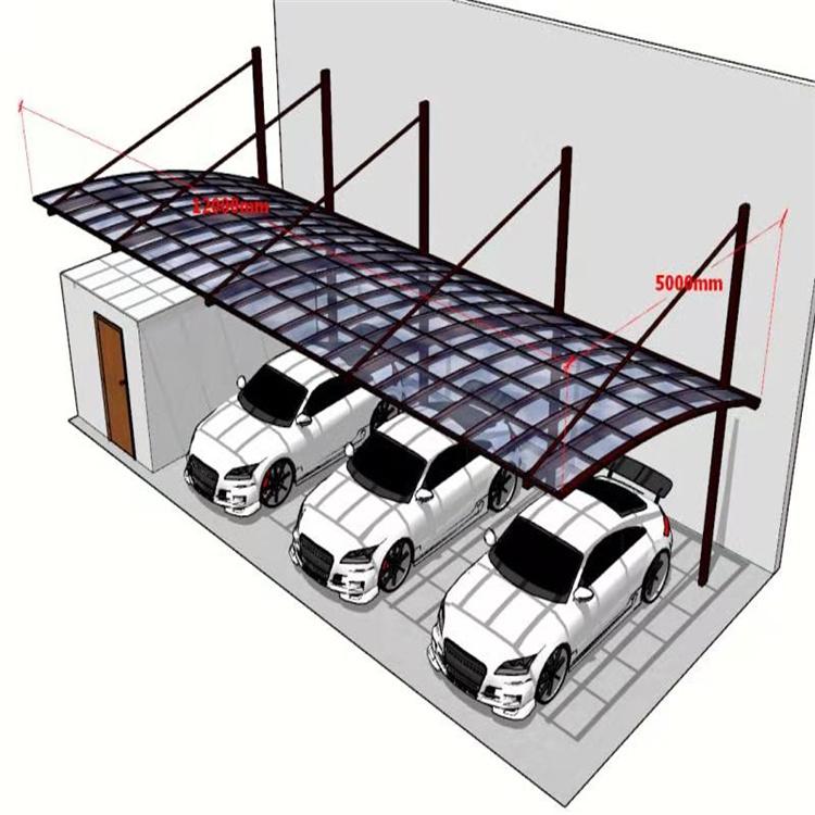 沈阳停车棚制作 环保雨棚坚固耐用