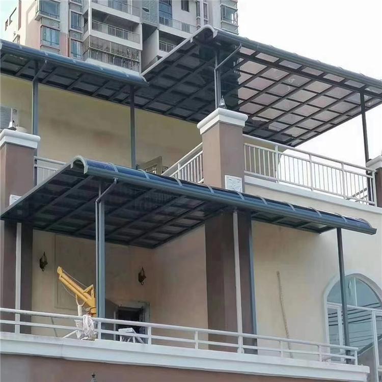 沈阳铝合金雨棚厂家定制 欧德仕遮阳棚厂家