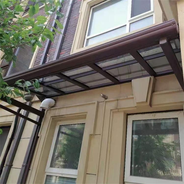雨棚遮阳棚 沈阳铝合金雨棚 窗户阳台遮阳雨棚 雨棚厂家定制 雨棚批发价格