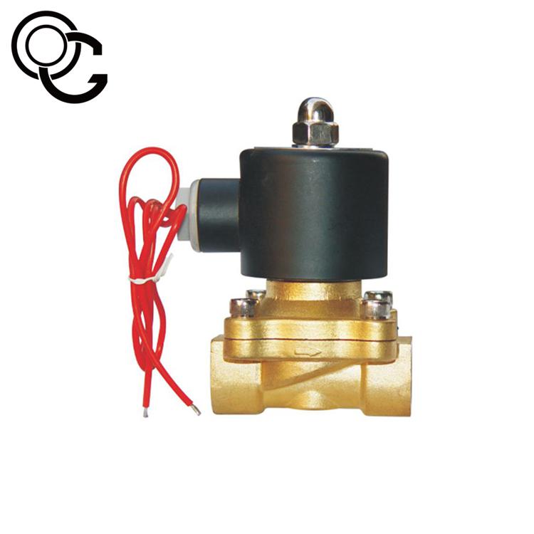 黄铜电磁阀 欧冠阀门 2W400黄铜电磁阀厂家直销