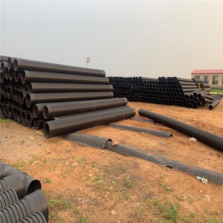 HDPE双壁波纹管 聚乙烯增强型波纹管 厂家现货直发