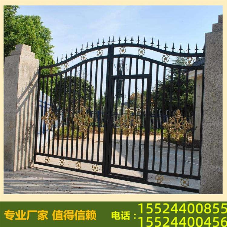 辽宁铁艺大门 沈阳不锈钢铁艺大门 庭院别墅花园防盗门 厂家直销 定制批发