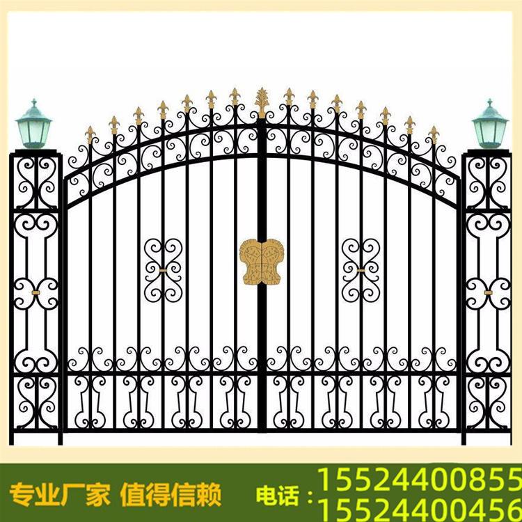厂家直销铁艺护栏门 不锈钢铁艺门 别墅大门 防腐耐用