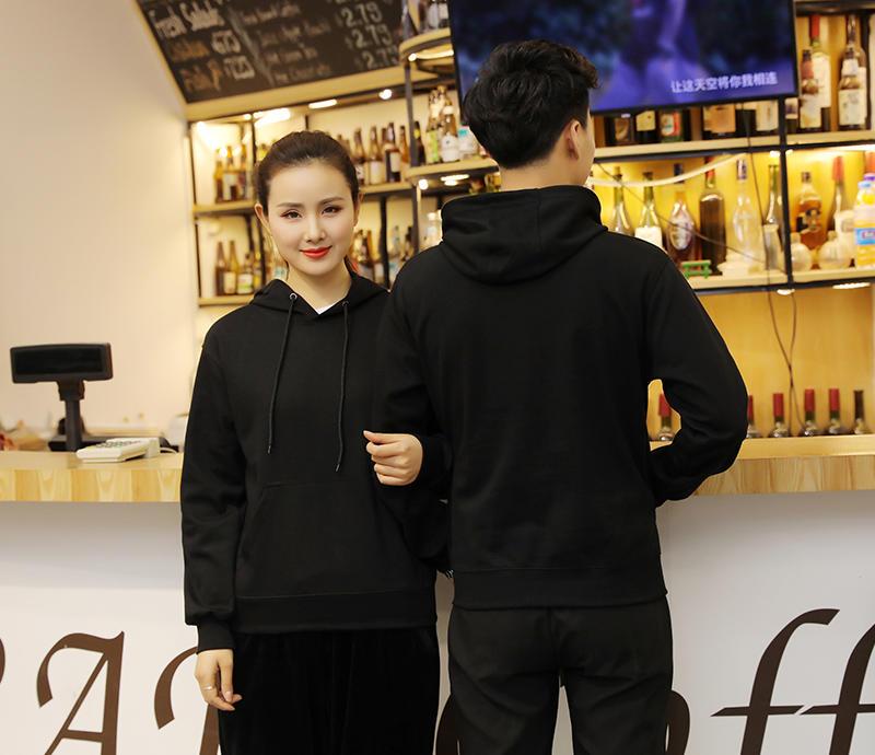 启靓套头帽衫605 班服diy 长春秋冬长袖外套定做