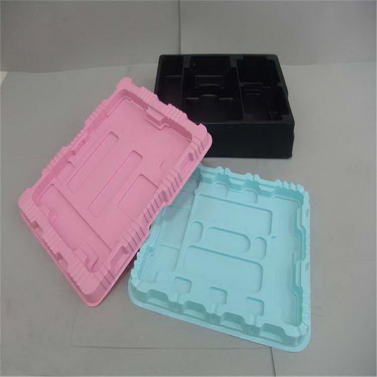 沈阳 pvc塑料吸塑托盘 防静电吸塑托盒 扇叶轴套包装吸塑托批发定制专业厂家