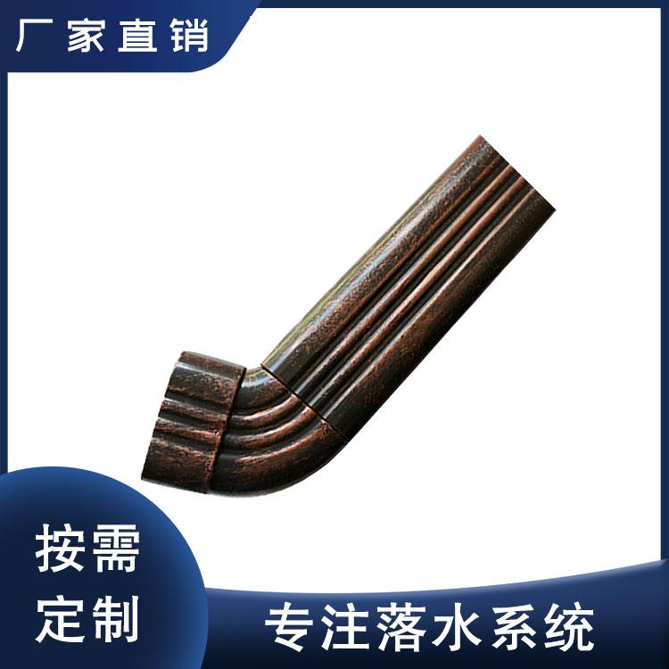 沈柏落水系统唐山彩铝落水管来图定制厂家直销