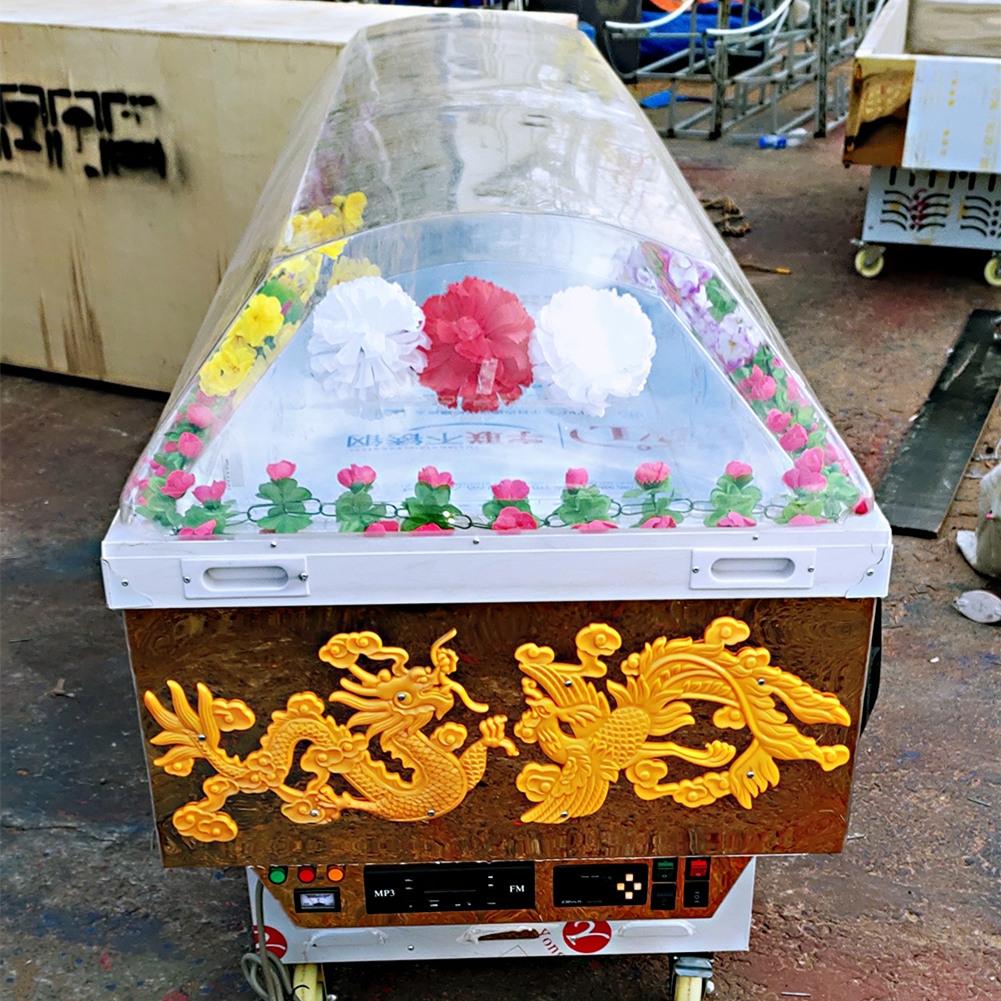 沈阳冷冻棺定制 水晶棺白事冷冻棺现货直发