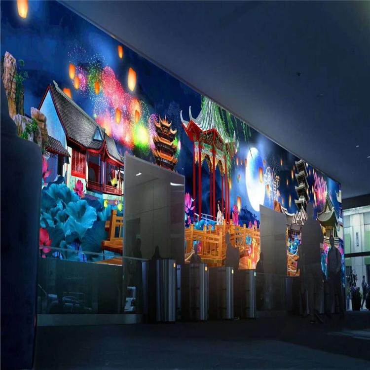 全息创意投影楼体秀 光影视觉