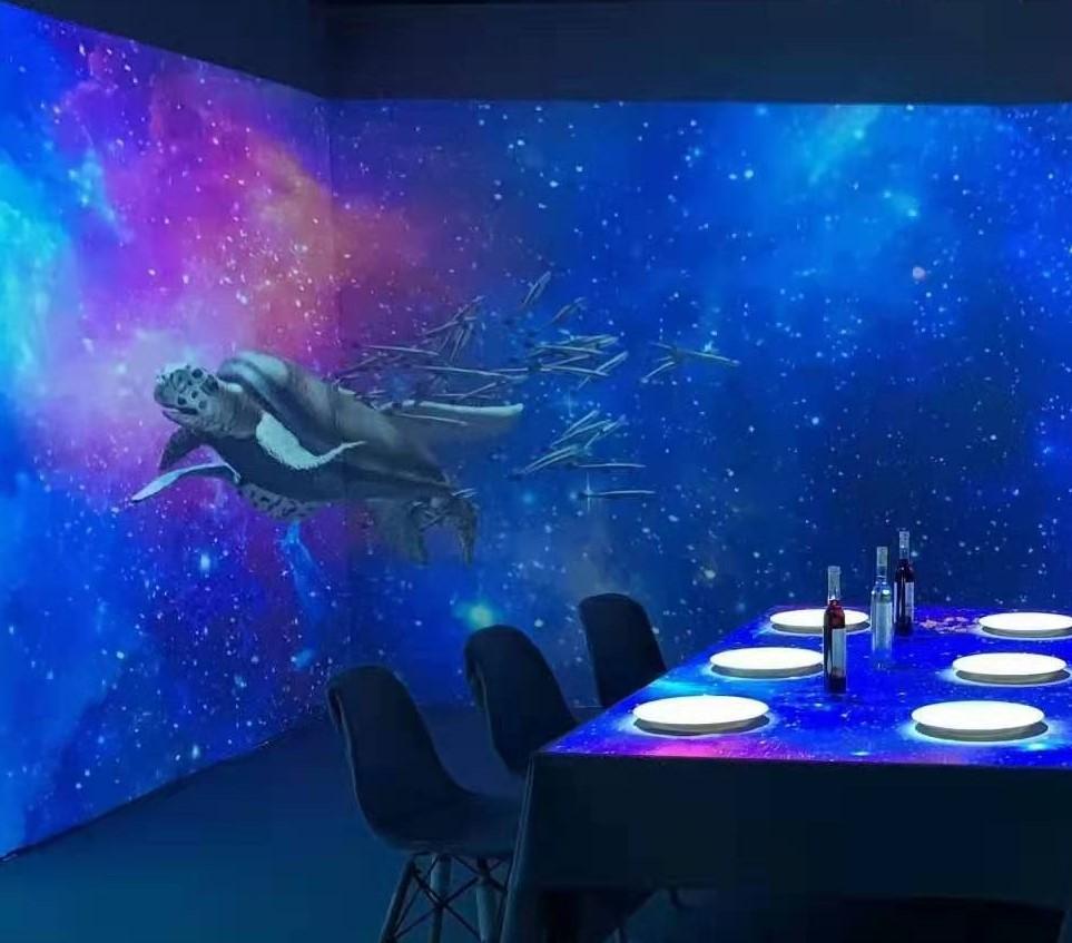 全息投影餐厅 全息光影餐厅 全息创意餐厅 上门定制