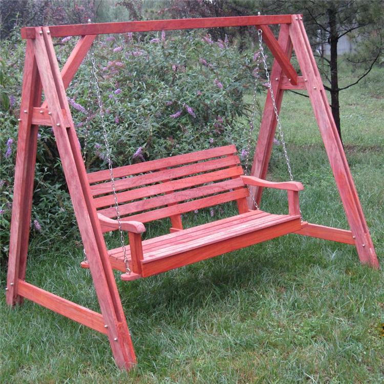 沈阳防腐木秋千 碳化木秋千 专业定制厂家