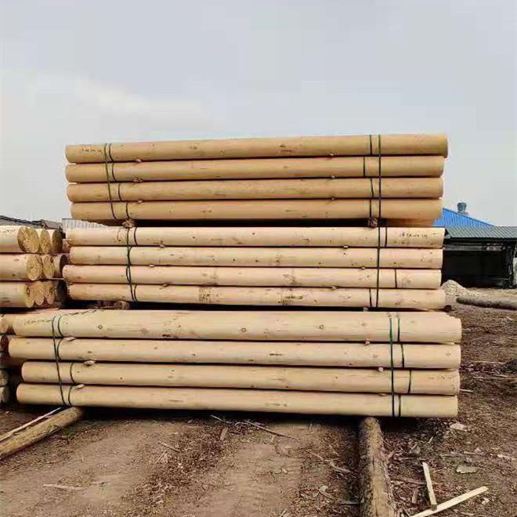 圆形木材建筑工程圆柱 木板木方厂家批发 质优价廉