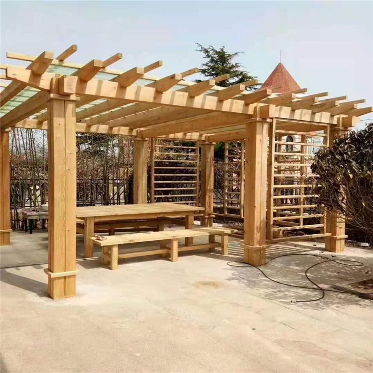 沈阳防腐木葡萄架  防腐木廊架 长廊 厂家直销 专业定制