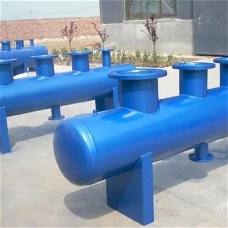 支架式分集水器 不锈钢材质中央空调循环水分流器 可支持定制