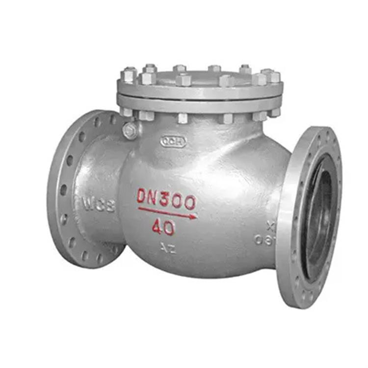 铸钢法兰止回阀 WCB逆止阀单向阀防倒流 可支持定制