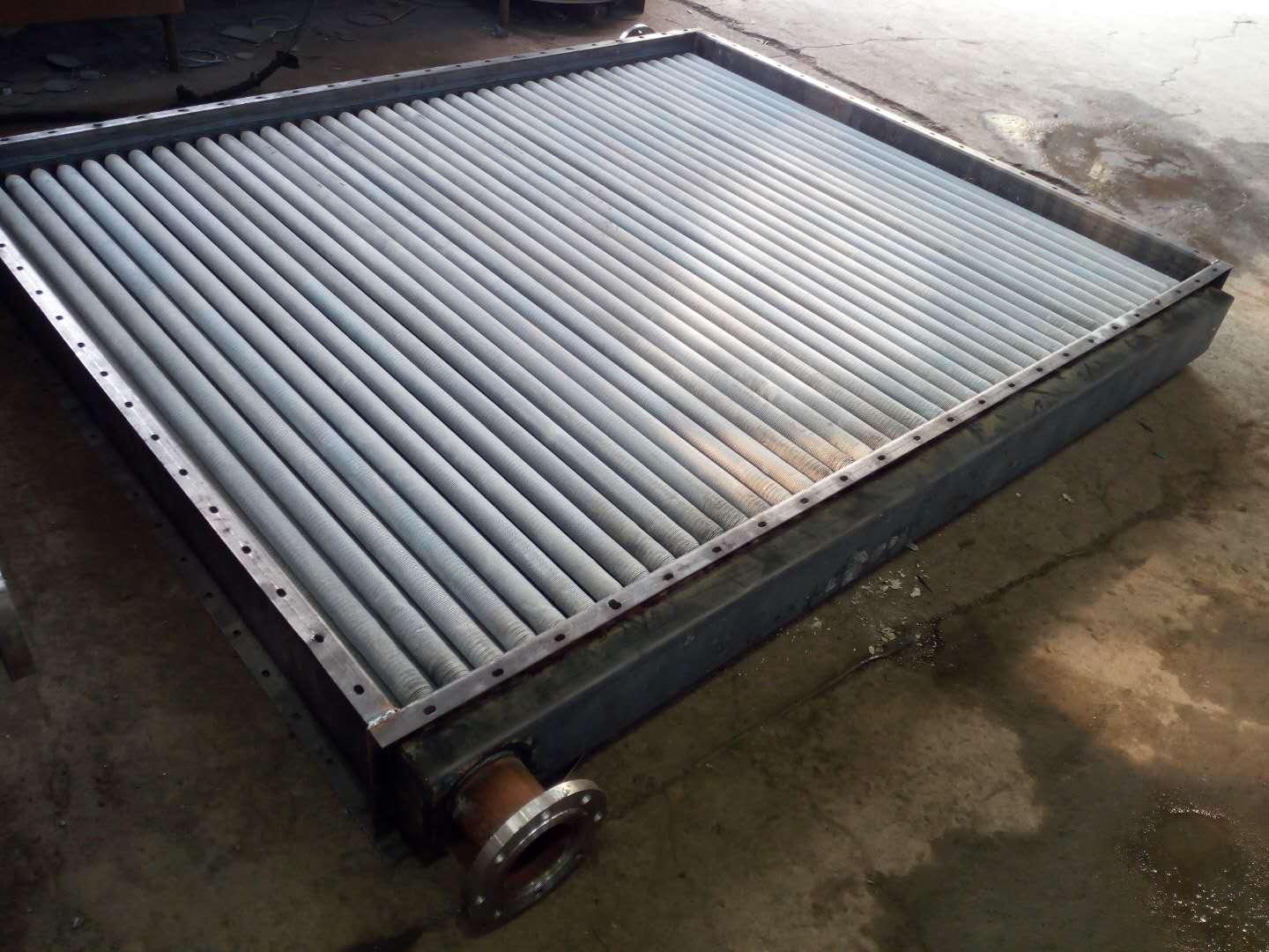 沈阳节新 供应500吨烘干塔专用蒸汽换热器  钢铝复合散热器 