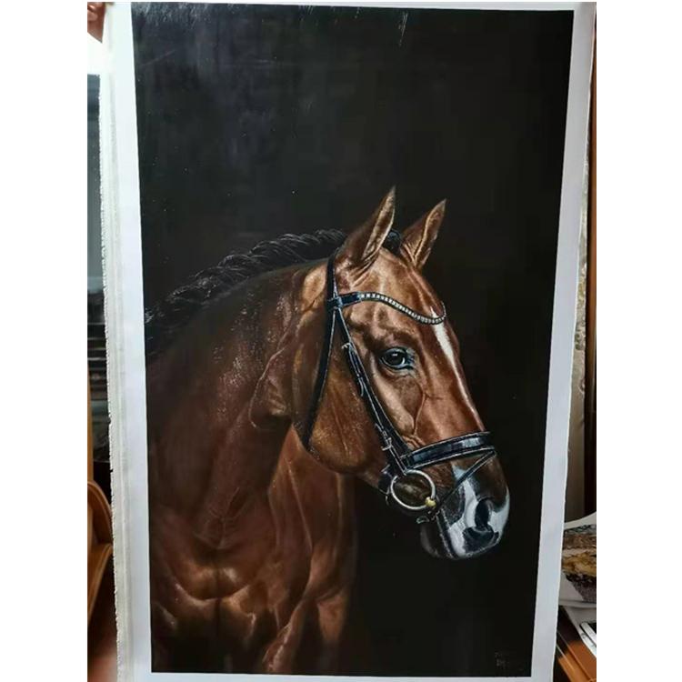 专业定制 动物油画 马首 130X78 欢迎咨询