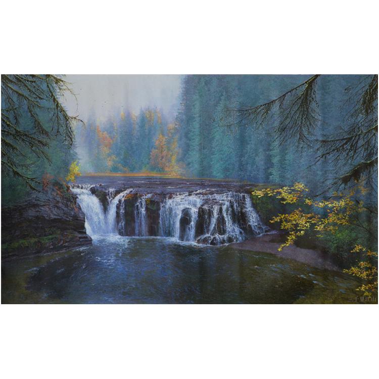 朝鲜油画 大幅风景油画 118 定制批发厂家
