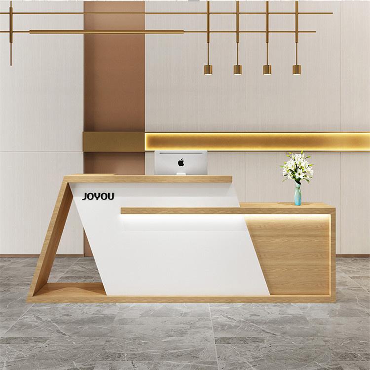 沈阳接待台厂家 酒店接待台 办公前台接待桌定制 家具质优价廉