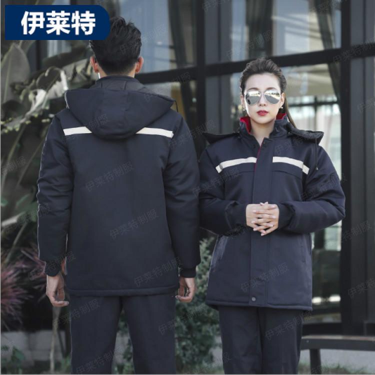 工地加棉工作服 支持定做可印logo 沈阳伊莱特服装厂