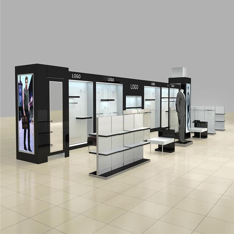  服装展示柜定制 服装店展架设计 沈阳专业生产厂家
