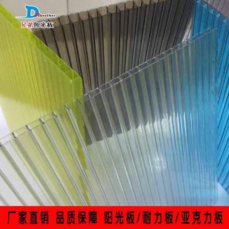 辽宁 沈阳 pc 双层阳光板 透明度高 厂家直销