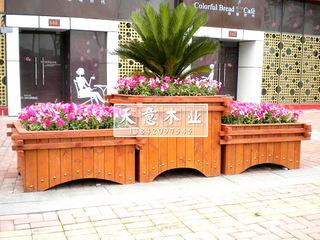 沈阳防腐木花箱  沈阳防腐木厂家 天意园林自有大型加工厂