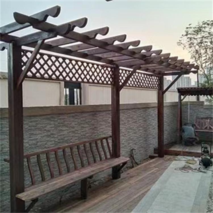 沈阳防腐木廊架   单排廊架   葡萄架  凉亭  栅栏   门斗  天意木业专业合理报价 欢迎选购