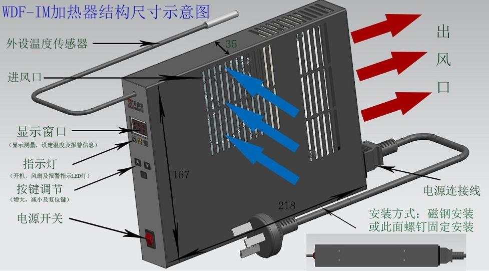 沈阳厂家现货 etc加热器 带通讯 232接口 智能温控 