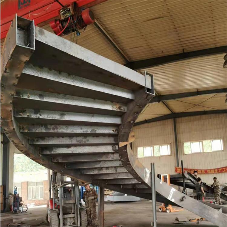 钢结构旋转楼梯 大型景观市政工程施工 资质齐全造型美观