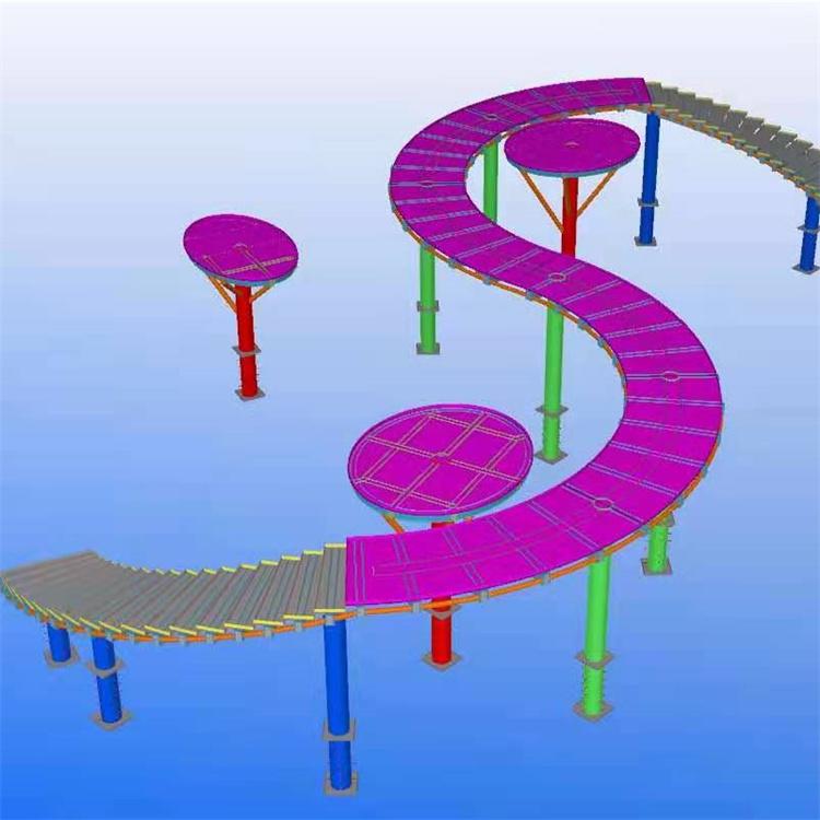 S型桥异形钢结构设计施工安装 质量靠谱多年经验诚信经营