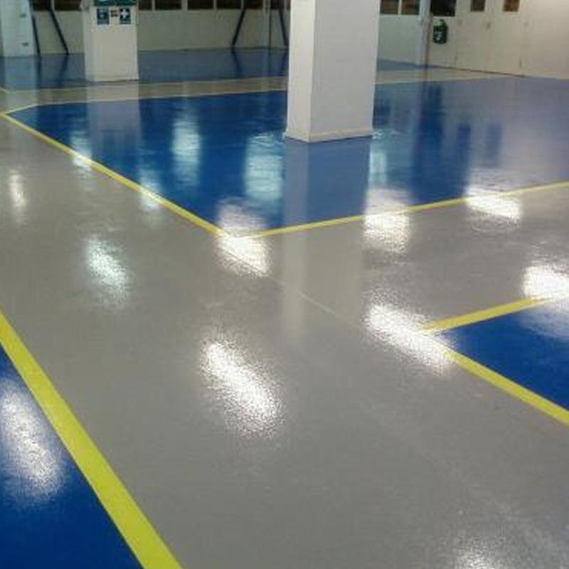 沈阳环氧树脂地坪漆施工油性篮球场车间厂房耐磨水泥地板绿色地面漆