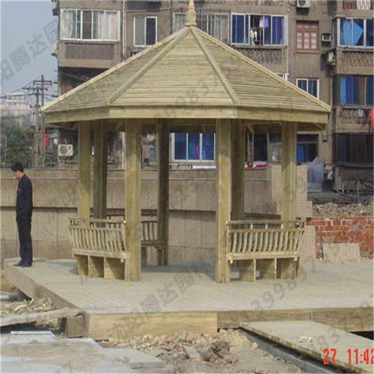 沈阳凉亭 防腐木凉亭防腐木四角凉亭六角亭休闲凉亭 款式多样美观耐用
