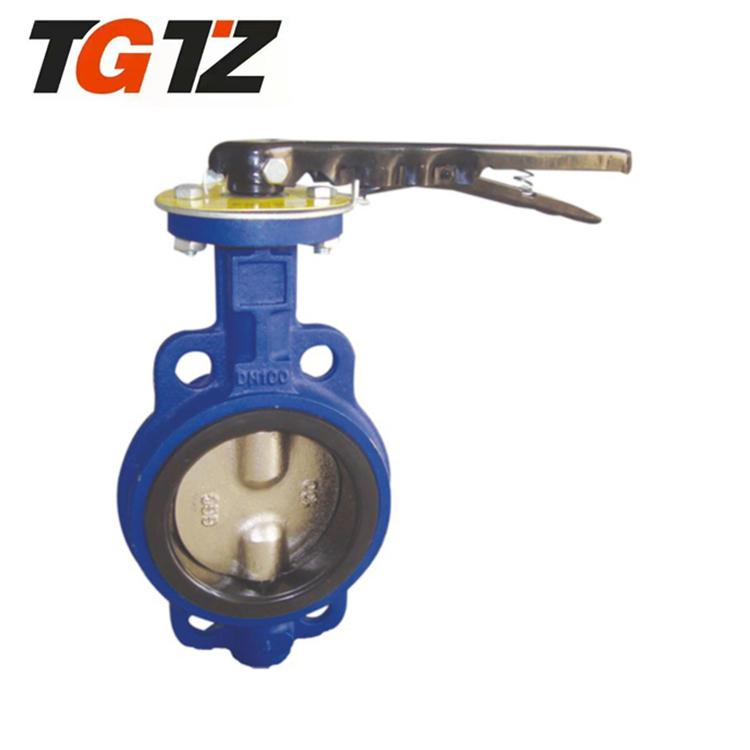 天工特种阀门 对夹蝶阀 D72X手动单偏心蝶阀厂家直销