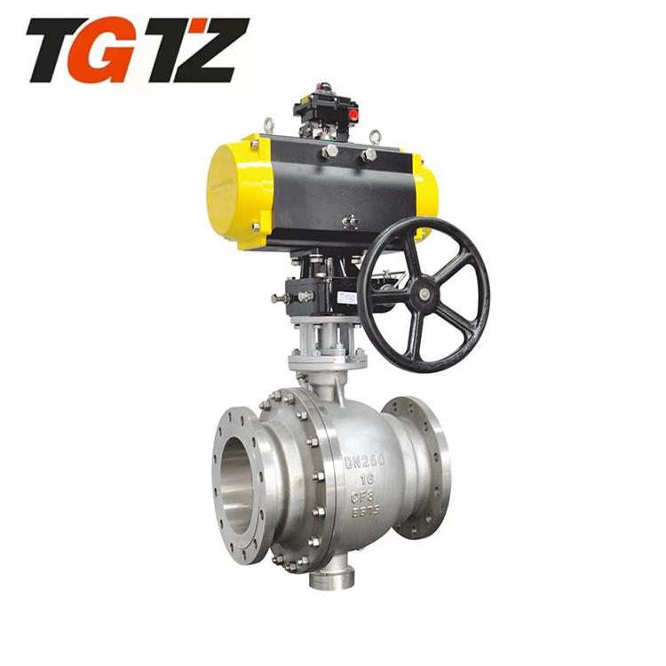 天工特种阀门 气动切断球阀 ZSHO型气动活塞式切断球阀厂家直销