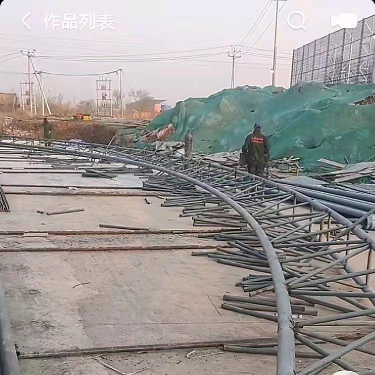 彩钢圆弧棚 彩钢圆弧料棚 彩钢料棚施工 彩钢棚制作安装