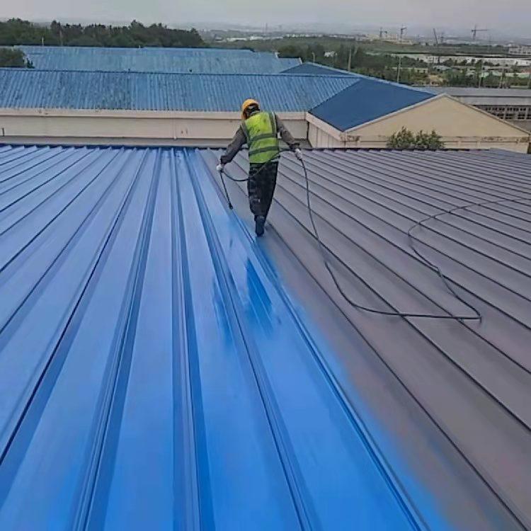 彩钢屋顶喷漆 厂房翻新喷漆 彩钢房盖喷漆 钢结构喷漆翻新