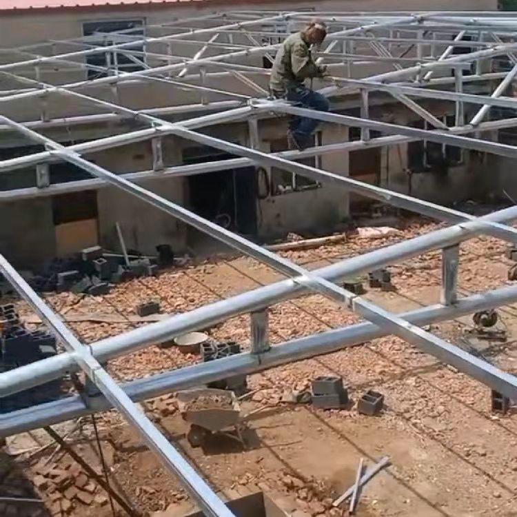 沈阳彩钢房盖制作安装 新民彩钢房顶制作安装 铁岭钢结构屋顶安装 