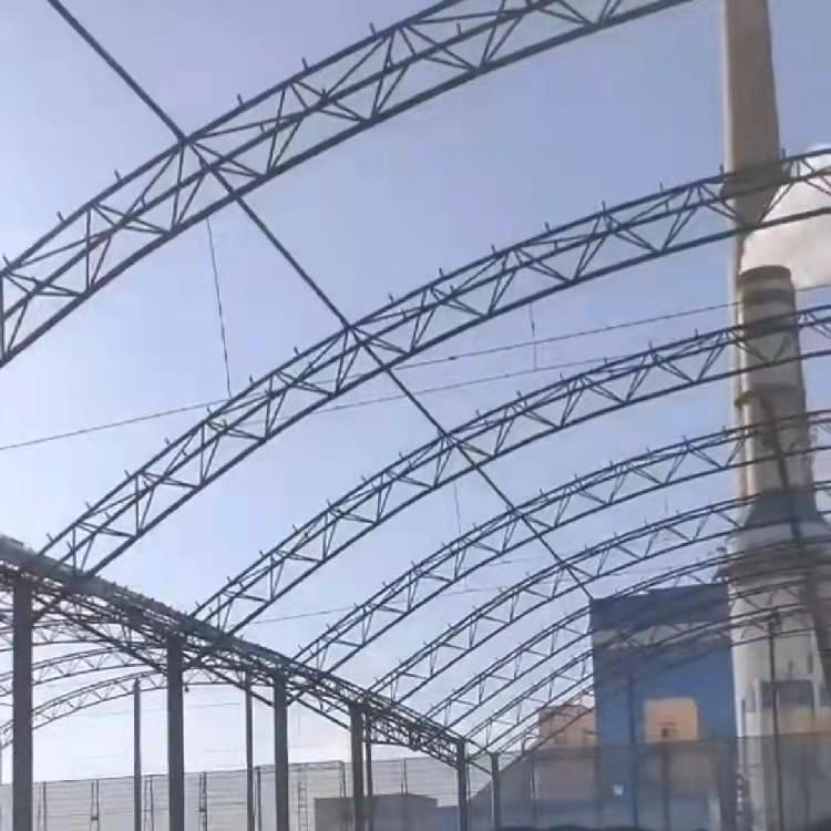 新民市钢结构拱形棚 新民钢结构圆弧棚 新民彩钢拱形棚 新民彩钢圆弧棚 新民钢结构料棚