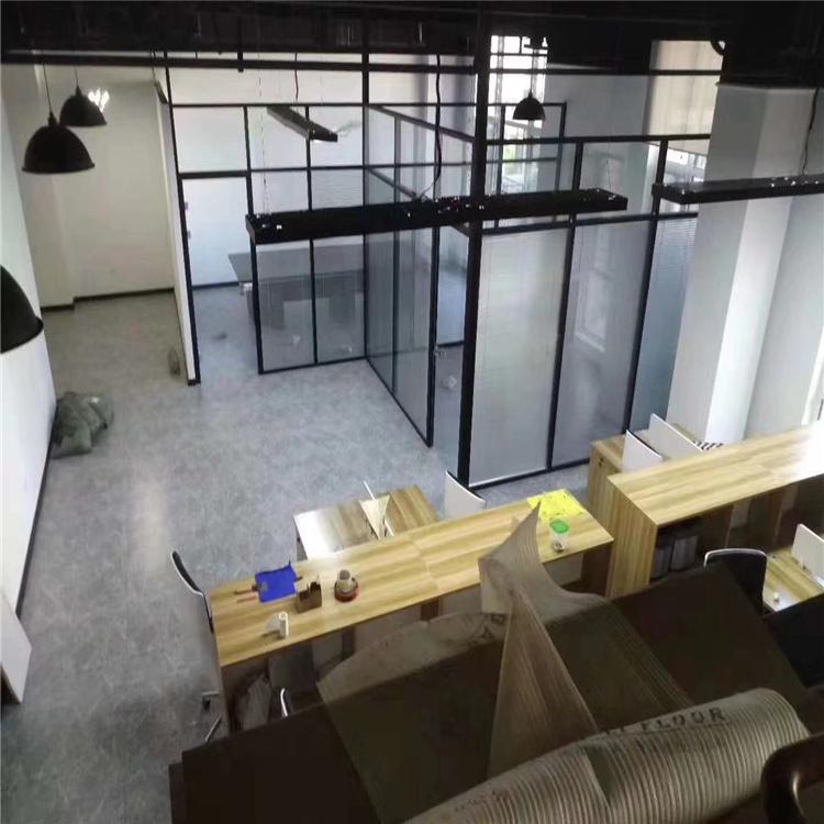 百叶玻璃隔断  沈阳玻璃隔断定制厂家 办公隔断