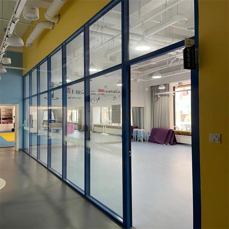 辽阳办公室百叶隔断  单层玻璃隔断厂家定制安装