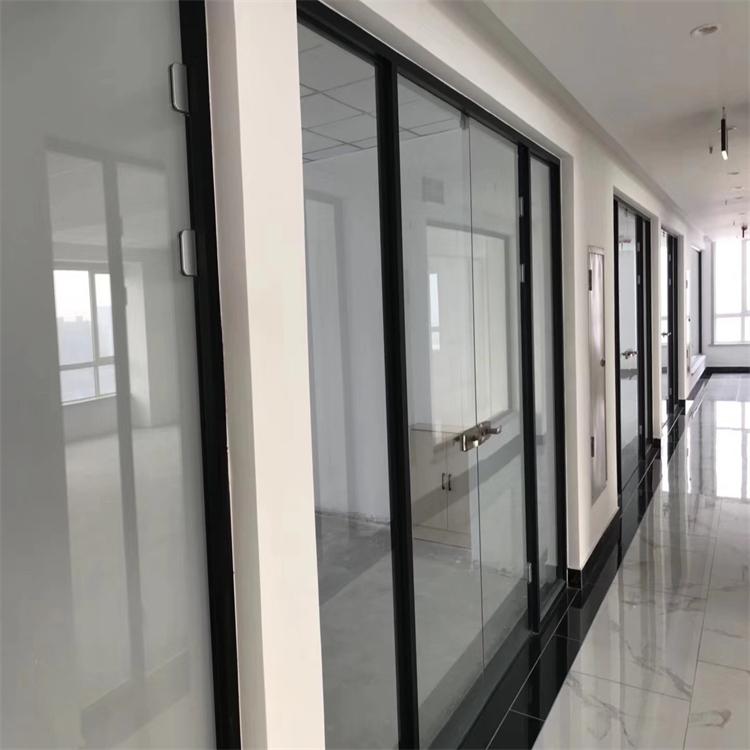 办公室隔断  阜新单层玻璃隔断    办公室百叶隔断