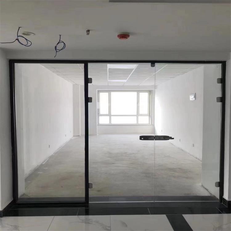 营口单层玻璃隔断   办公室玻璃百叶隔断厂家 