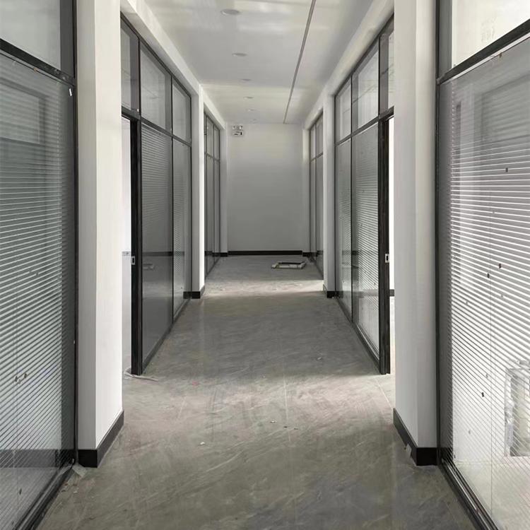 沈阳办公室百叶窗高隔间百叶玻璃隔断 